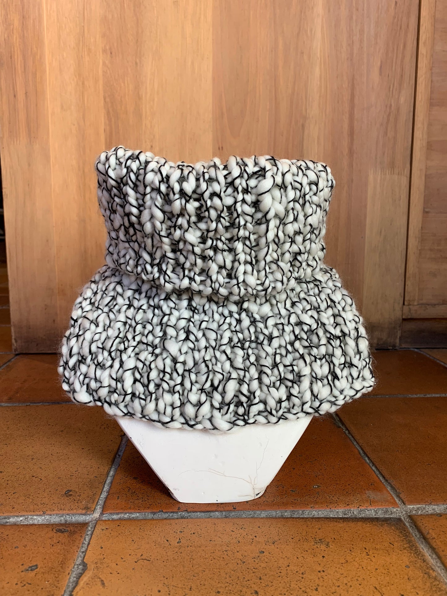 Cuello ALTO merino natural