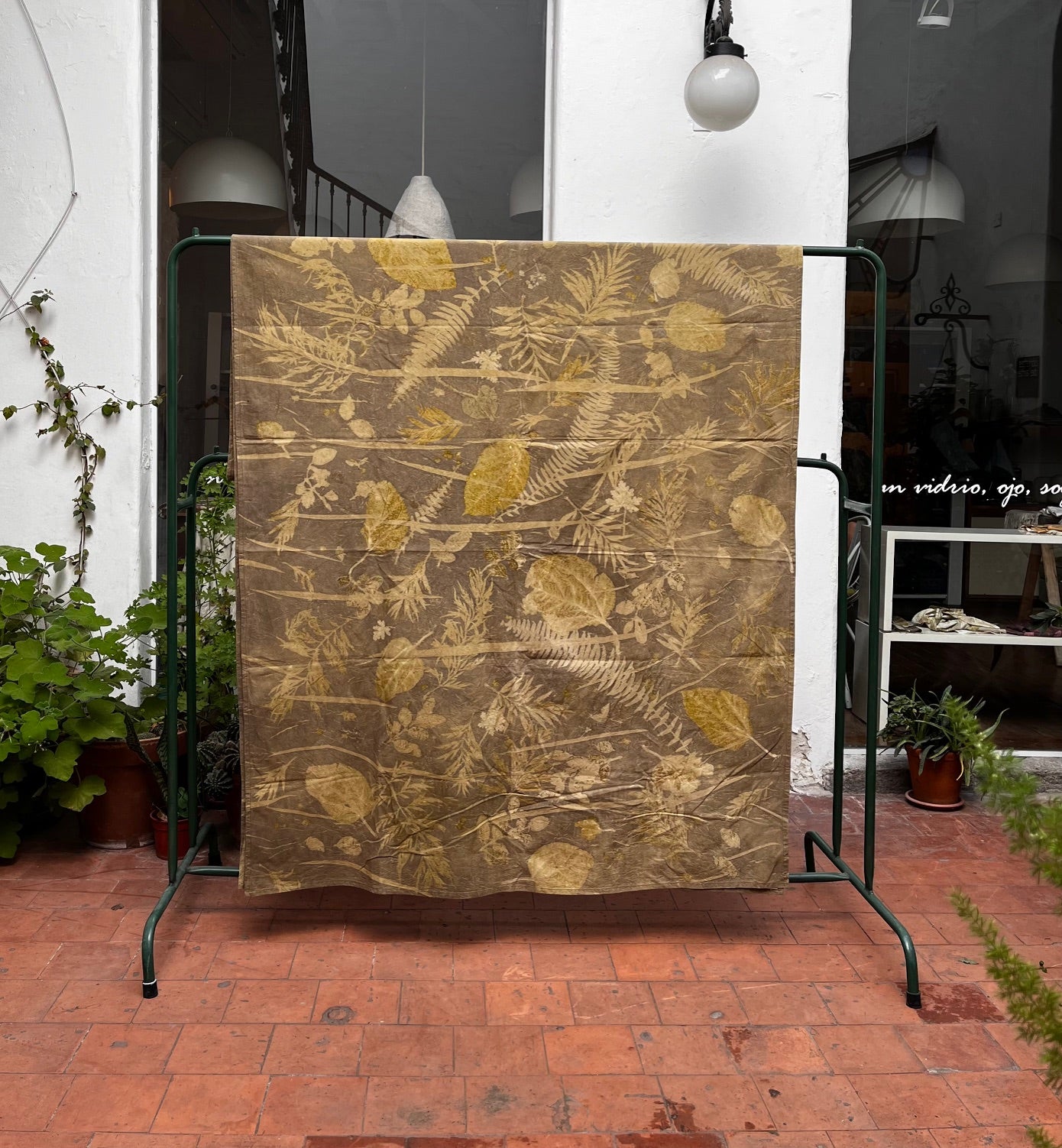 Mantel XXL 100% ALGODÓN Impresión Botánica