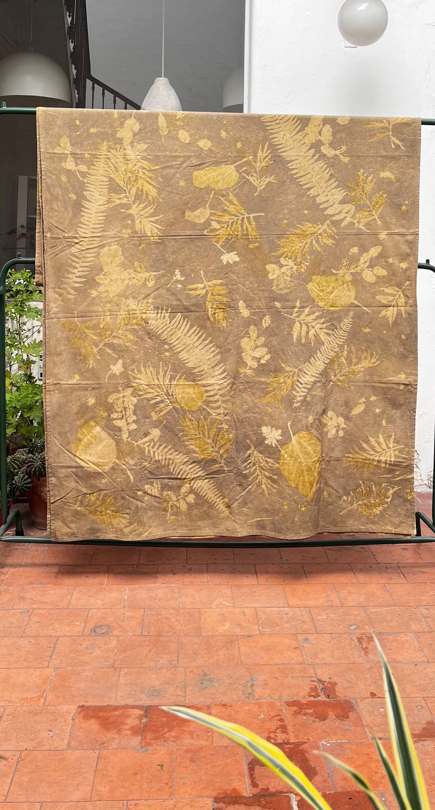 Mantel XXL 100% ALGODÓN Impresión Botánica