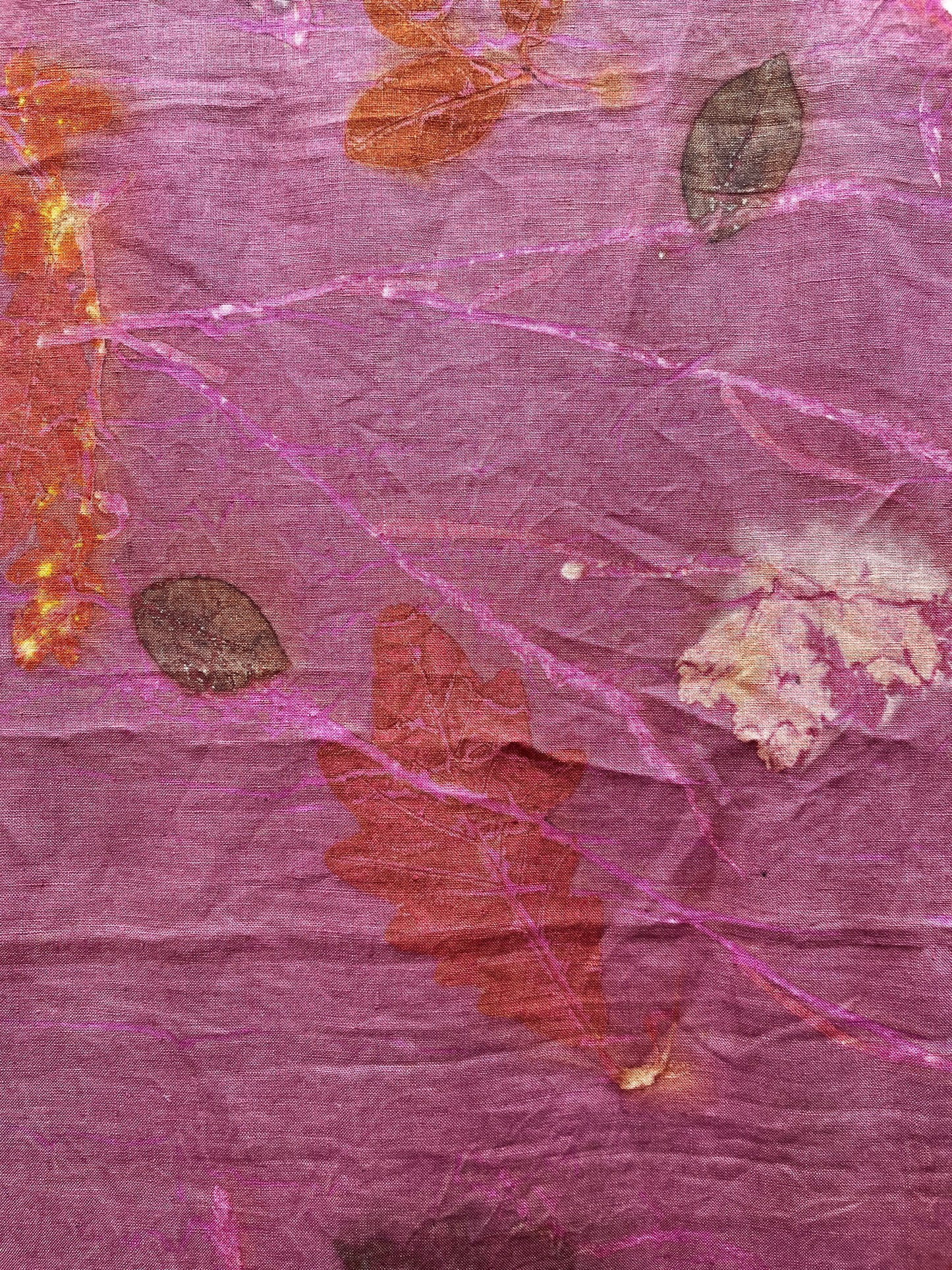 Mantel 100%LINO Impresión Botánica