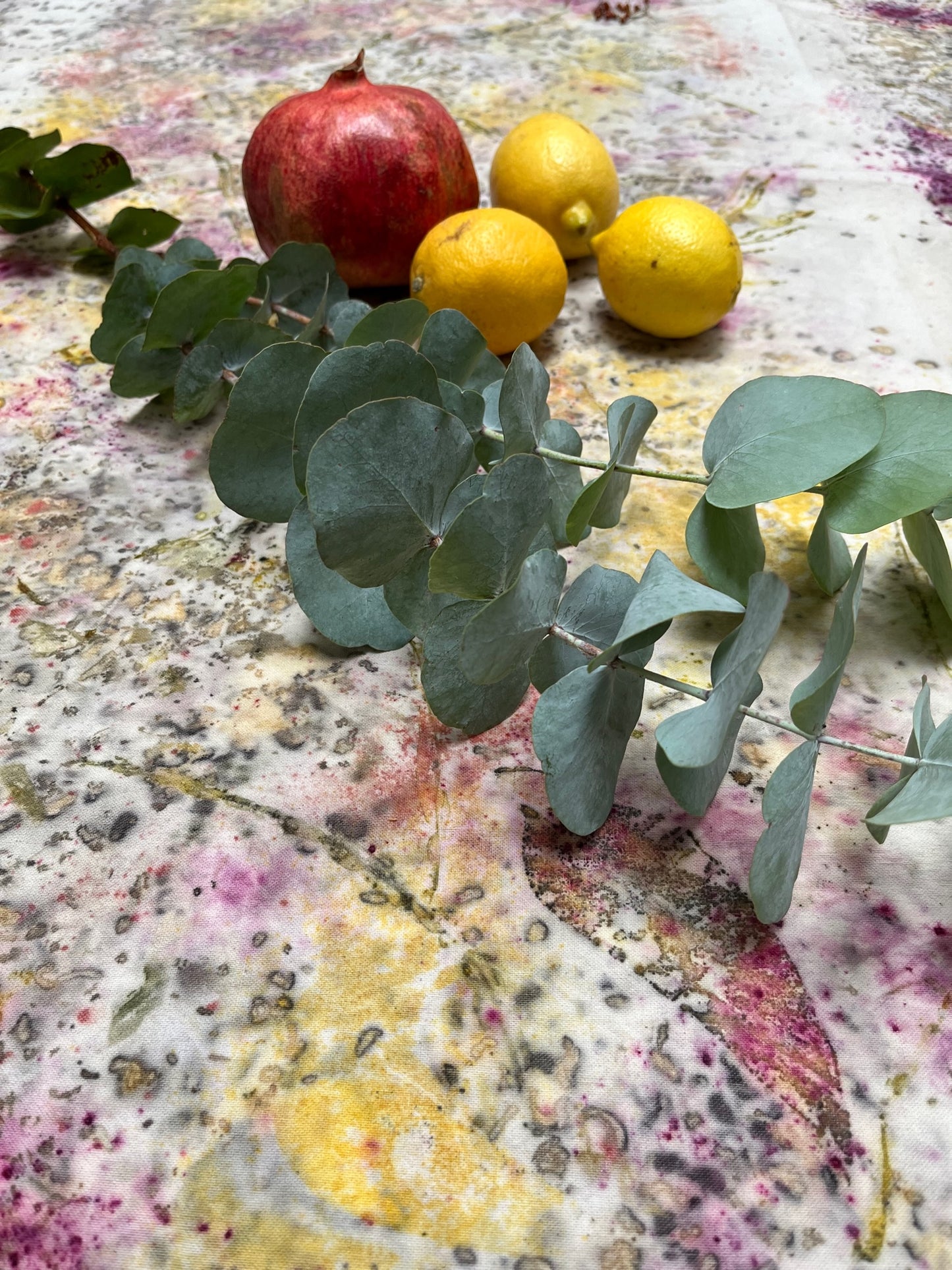 Mantel/Lona PICNIC con ecoprint *25% OFF*