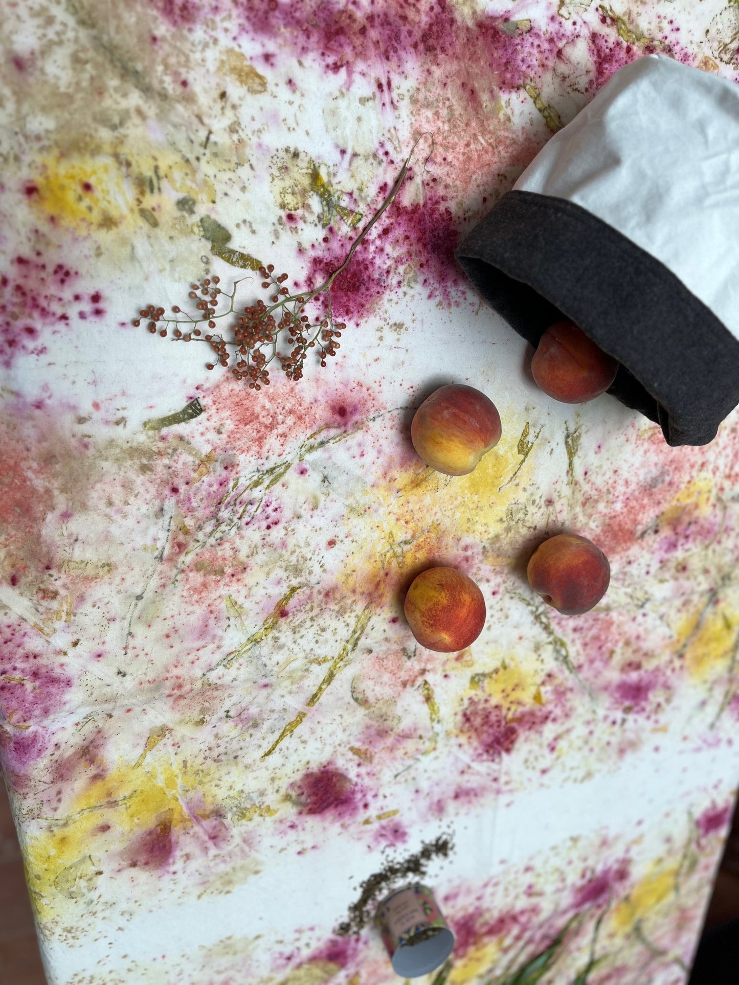 Mantel/Lona PICNIC con ecoprint *25% OFF*