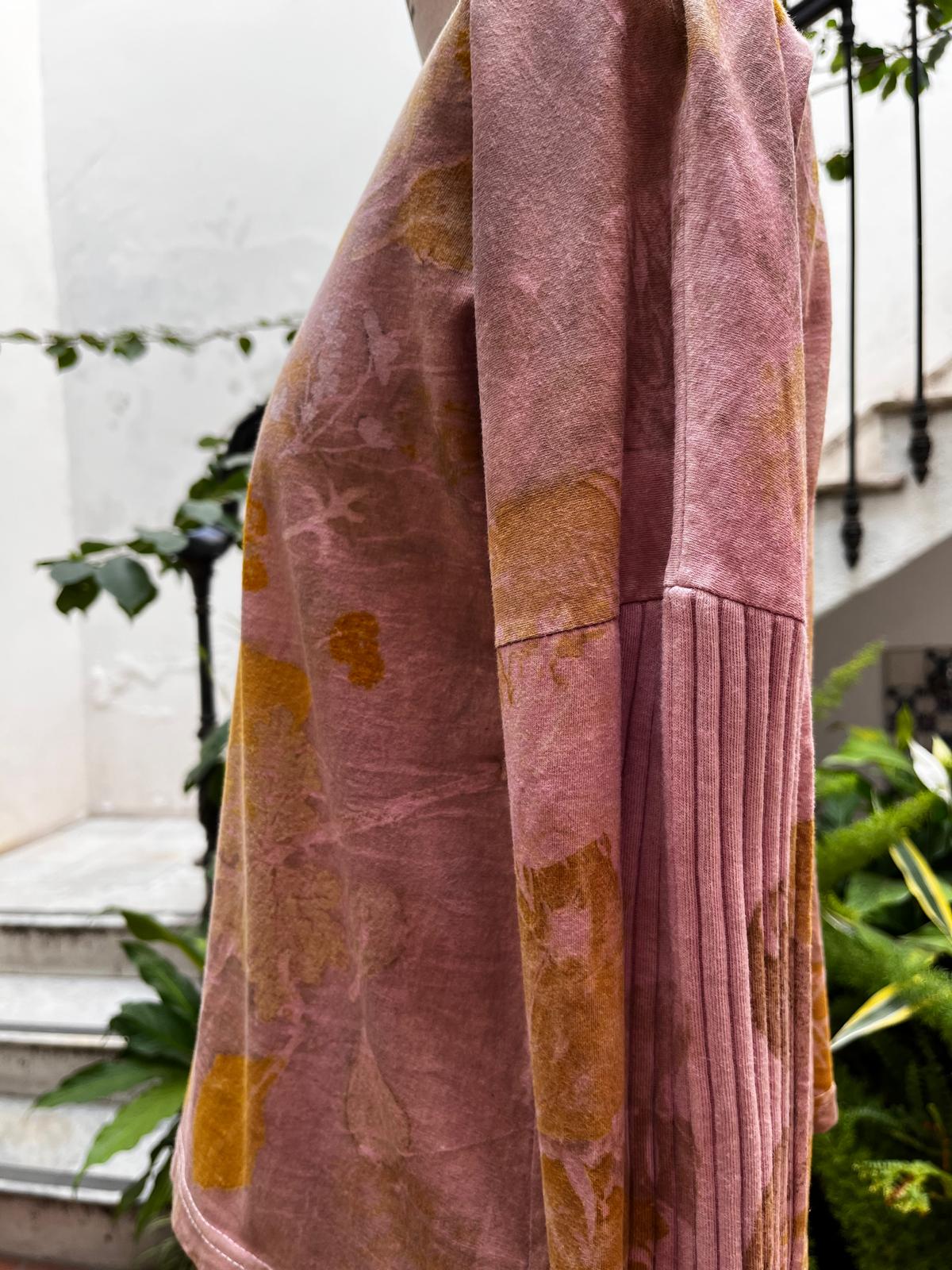 Remera VIDA ecoprint rosa I 20% off