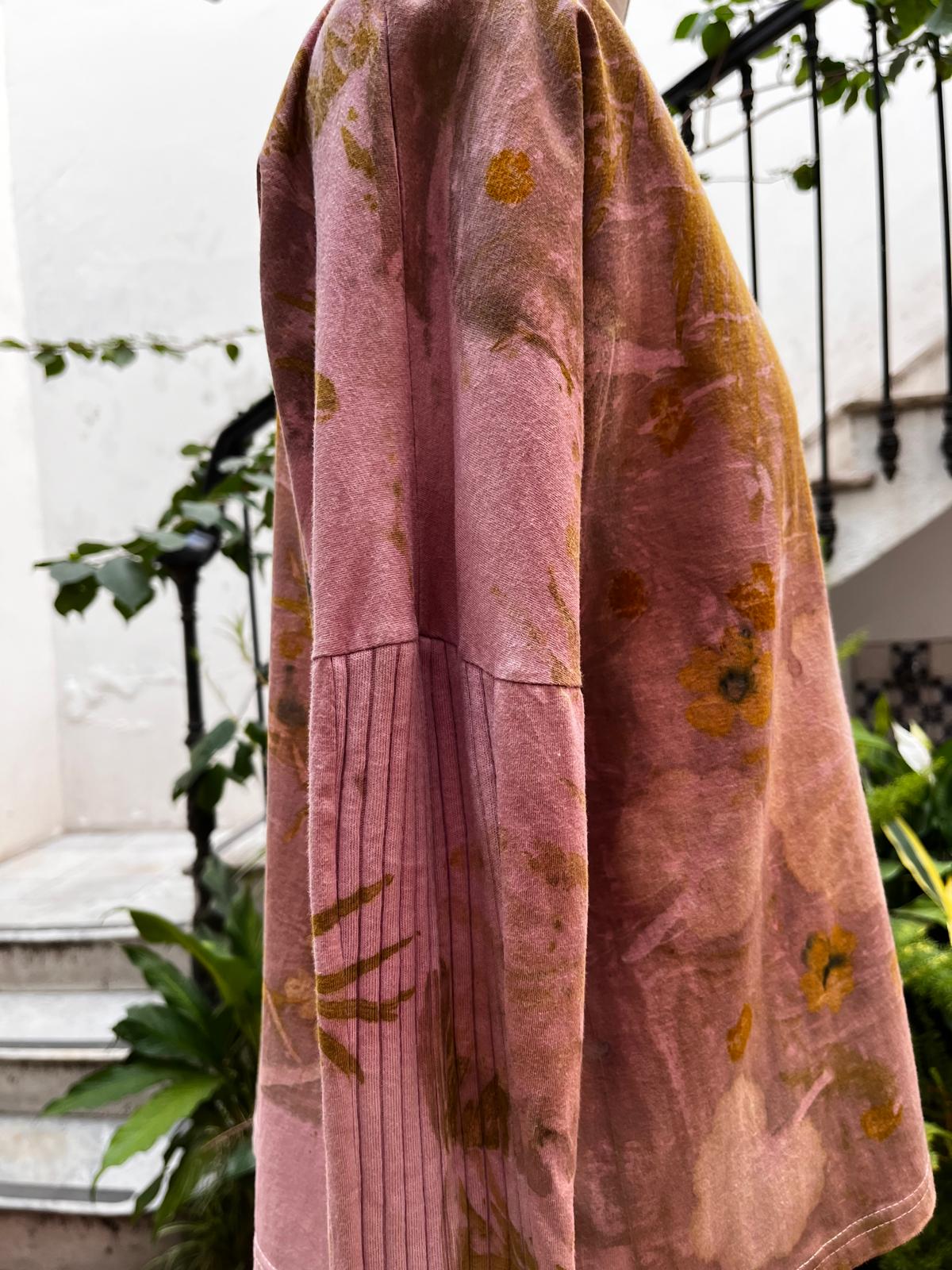 Remera VIDA ecoprint rosa I 20% off