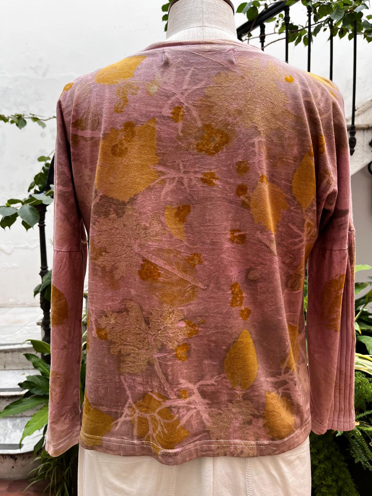 Remera VIDA ecoprint rosa I 20% off