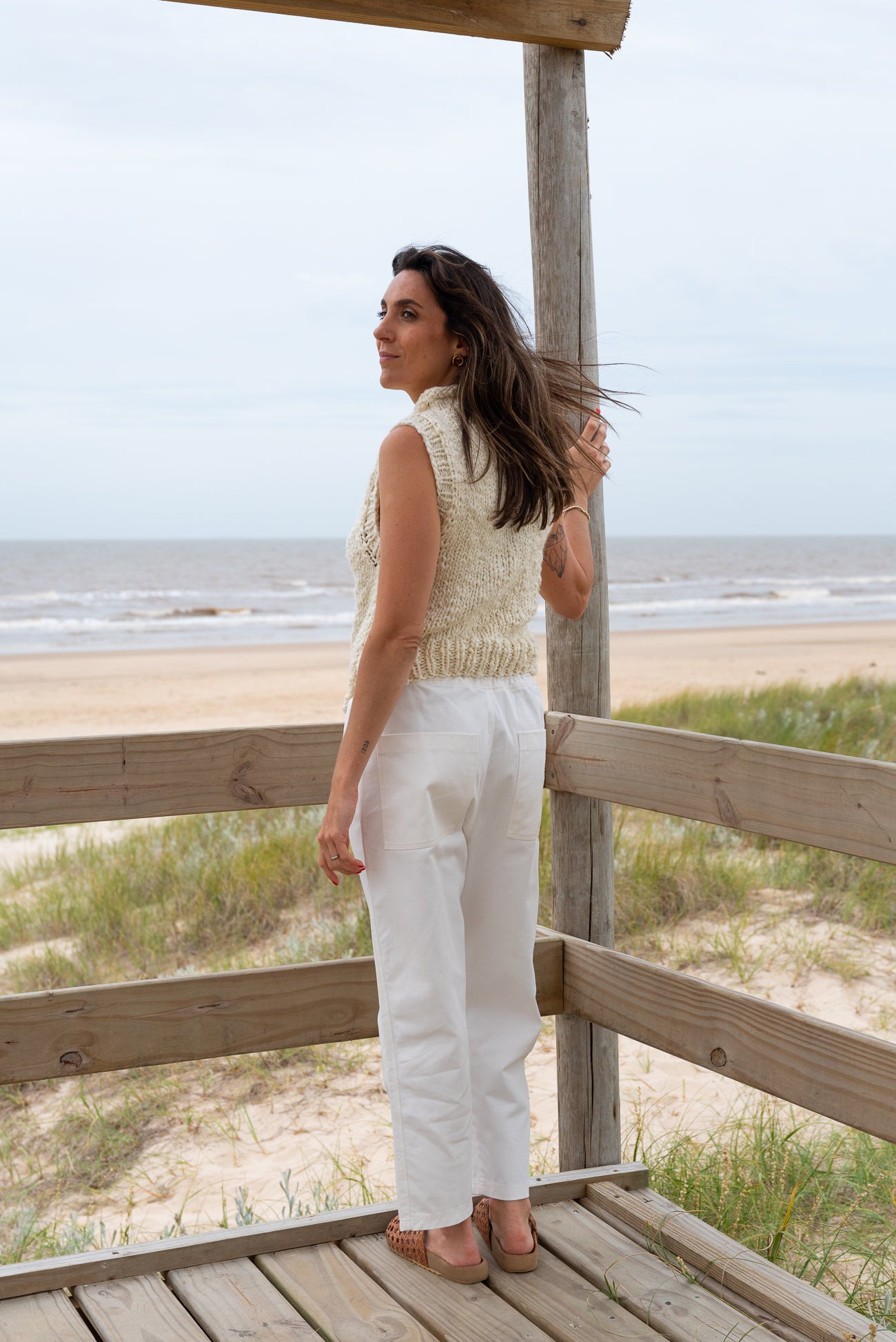 Pantalón BASIC blanco *40%OFF*