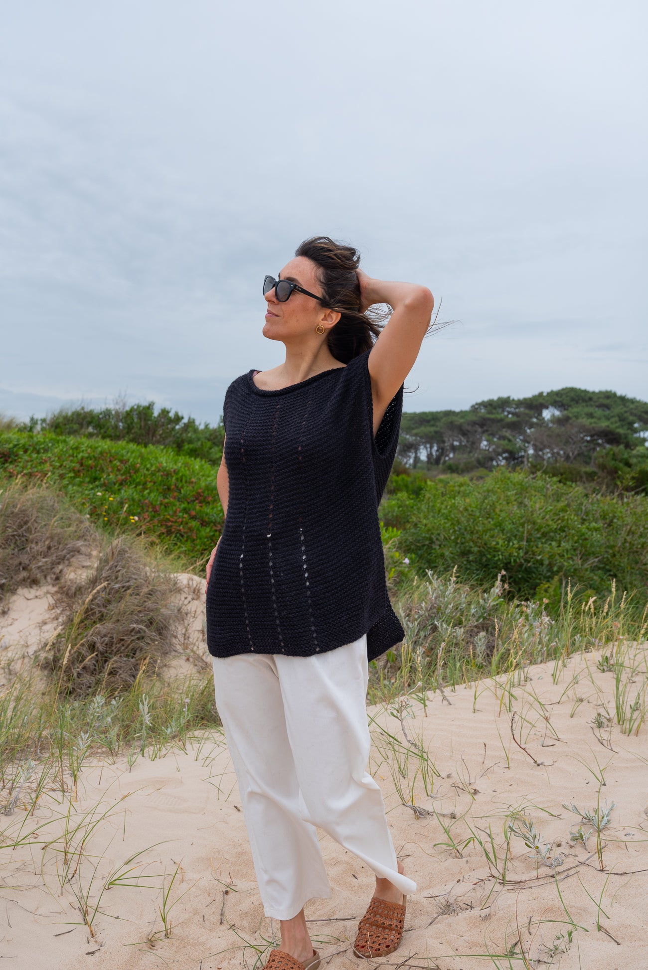 Chaleco CITRINO alpaca negro *30%OFF*