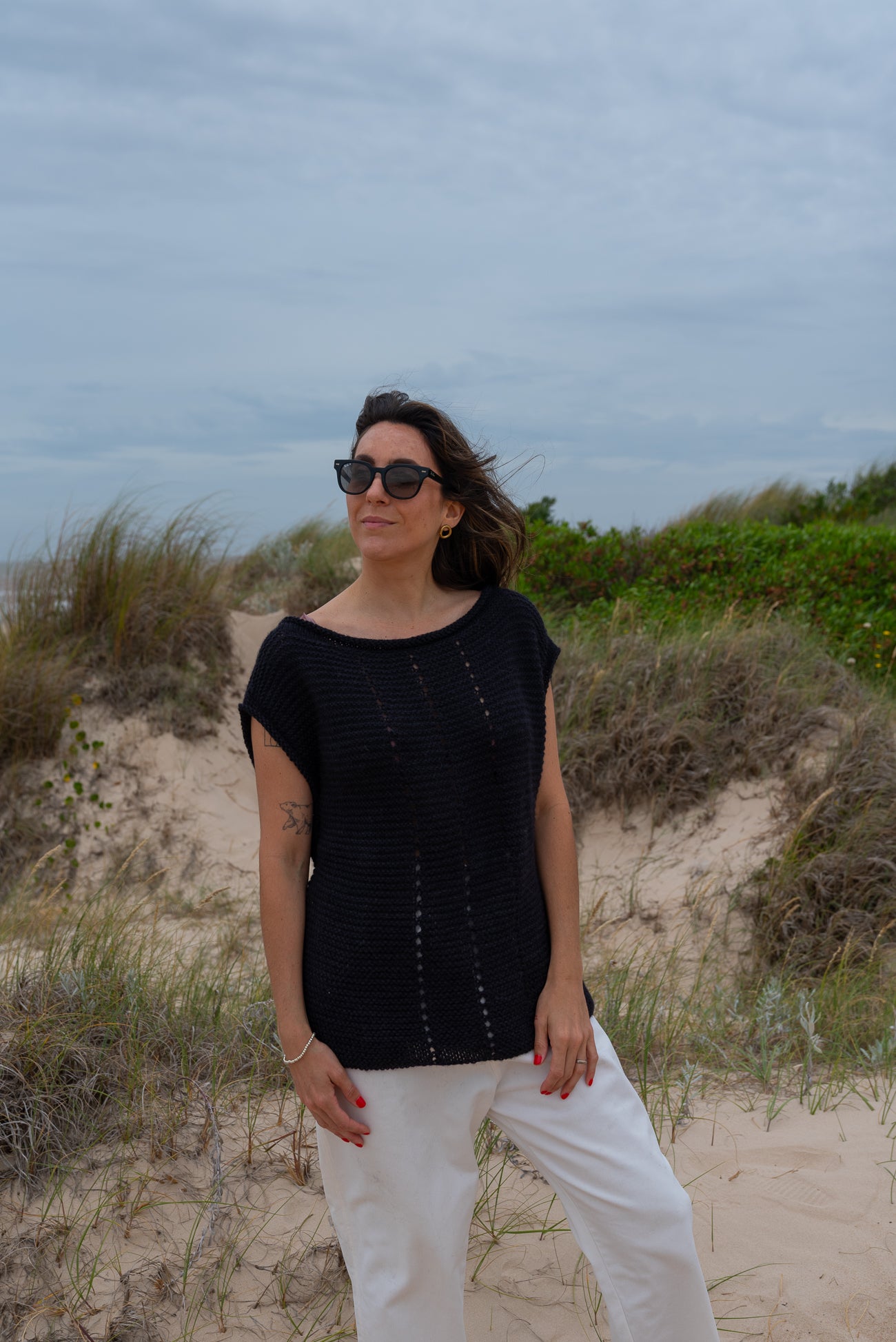 Chaleco CITRINO alpaca negro *30%OFF*