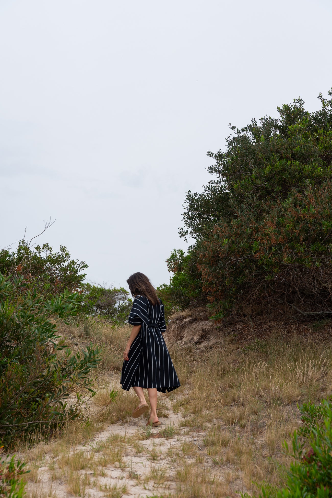 Túnica LIBERTAD rayas negro/blanco