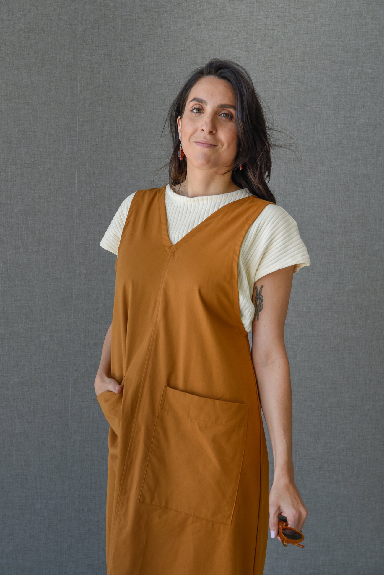 Vestido LIBERTAD camel 50% off